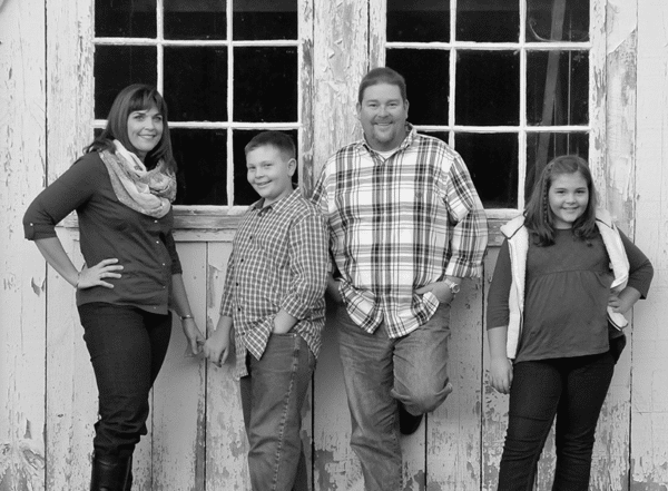 Martin family bw A anthony martin dentistry family